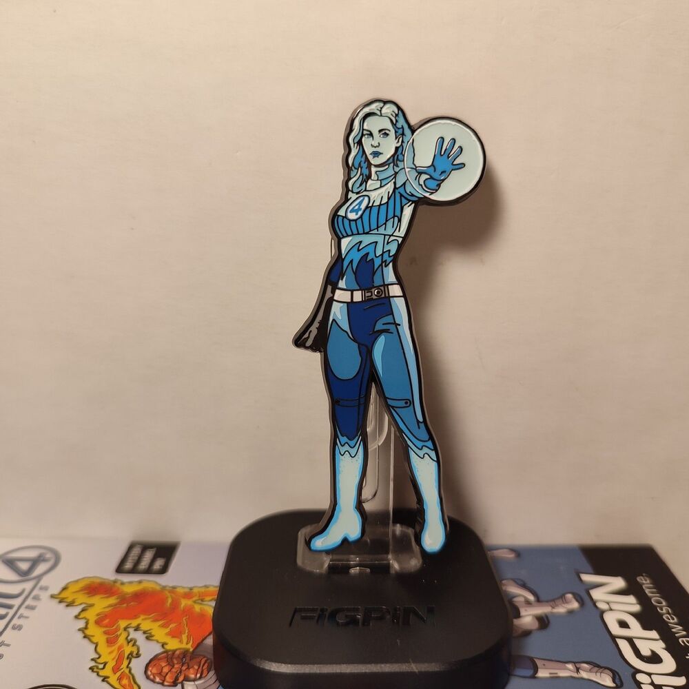 Fantastic Four Quest Mystery Enamel Pin Invisible Woman Super Rare FigPin Badge